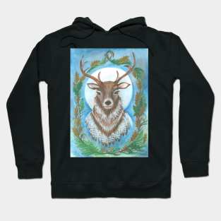 Winter Stag Hoodie